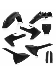KIT PLÁSTICOS COMPLETO ACERBIS HUSQVARNA TC 85 2018 - 2021 - PRETO